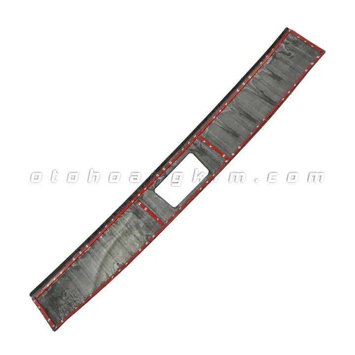 Chống trầy cốp nhựa Hyundai Tucson 2022 cacbon - Ảnh 3