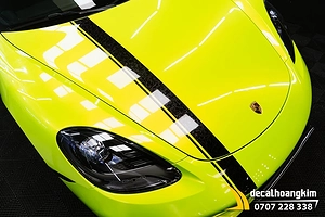 Dán đổi màu Acid Lime (RB07-HD) xe Porsche