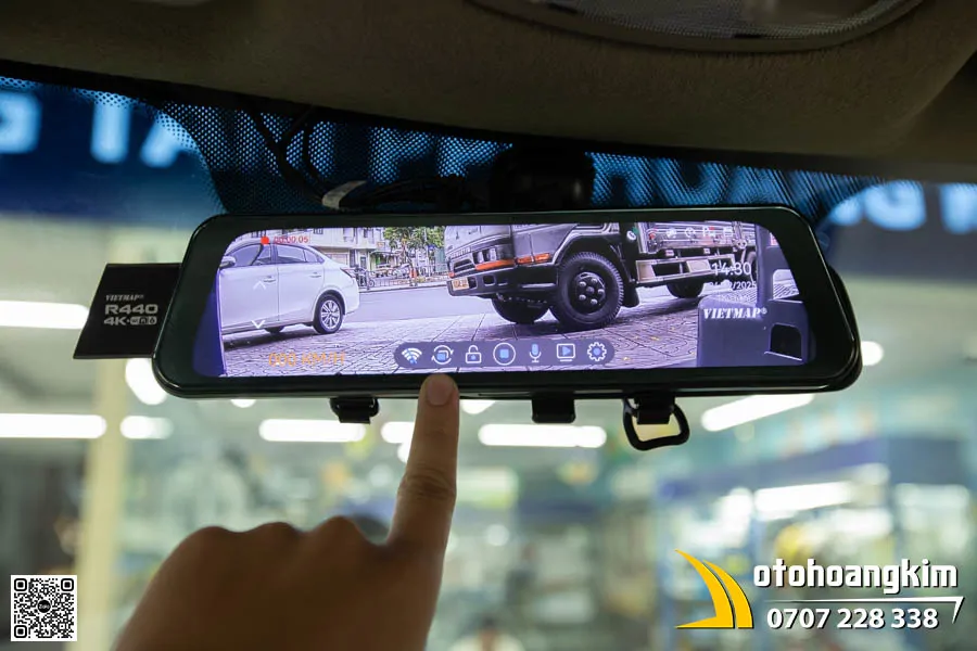 Camera hành trình Vietmap R440 gương - Ảnh 10