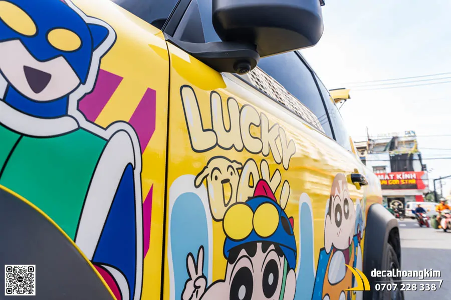 Tem xe VinFast VF3 phong cách hoạt hình Shin Chan - Ảnh 7