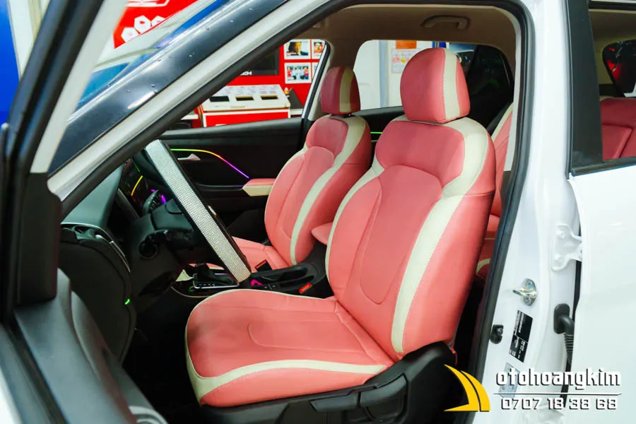 Hyundai Creta Đổi Màu Nội Thất Hồng - Trắng - Ảnh 2