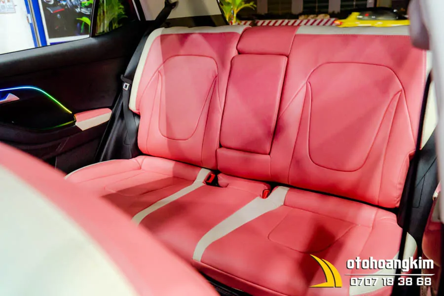 Hyundai Creta Đổi Màu Nội Thất Hồng - Trắng - Ảnh 4