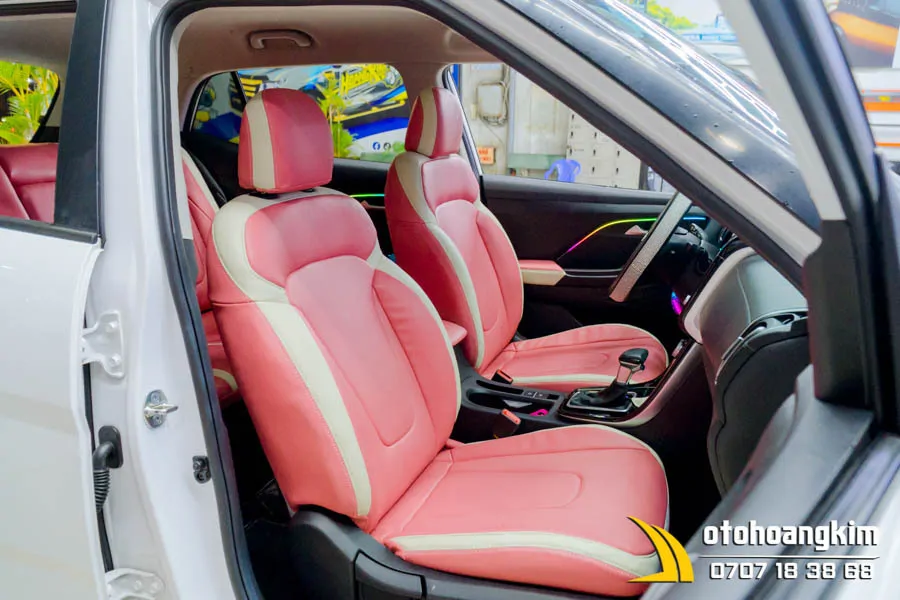 Hyundai Creta Đổi Màu Nội Thất Hồng - Trắng - Ảnh 9
