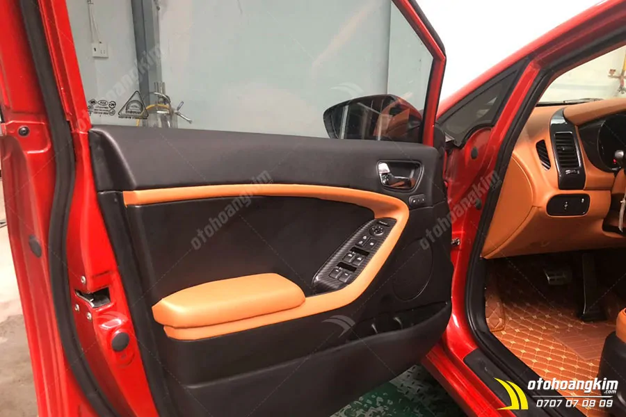 Bọc Nội Thất Da Bò Ý Kia Cerato - Ảnh 3