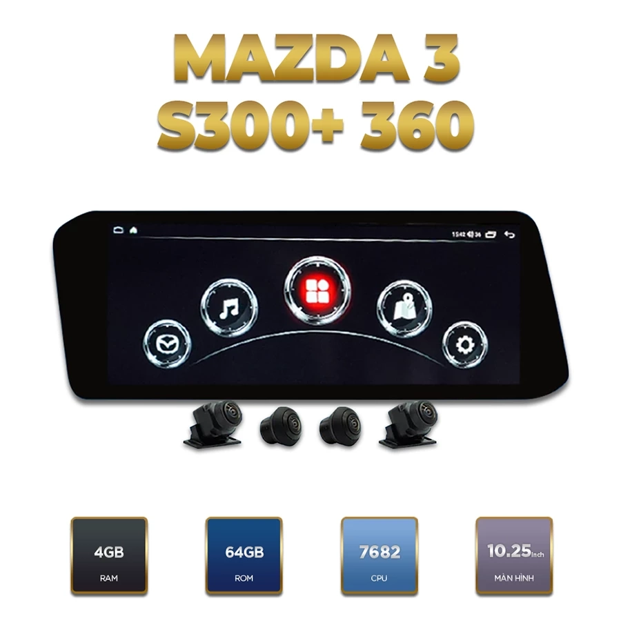 Màn hình android Winca Mazda S300+ Pro 10.25 inch - Ảnh 1
