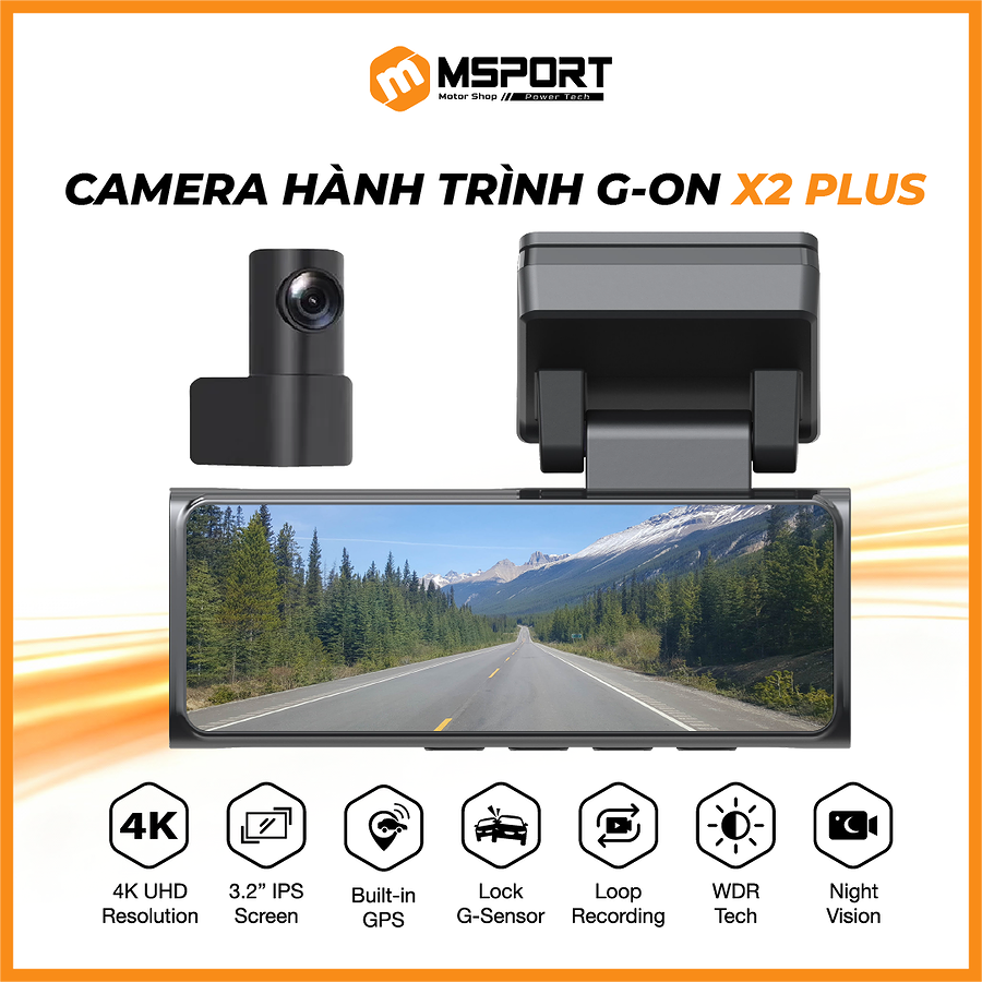 Camera hành trình G-ON X2 Plus  - Ảnh 4