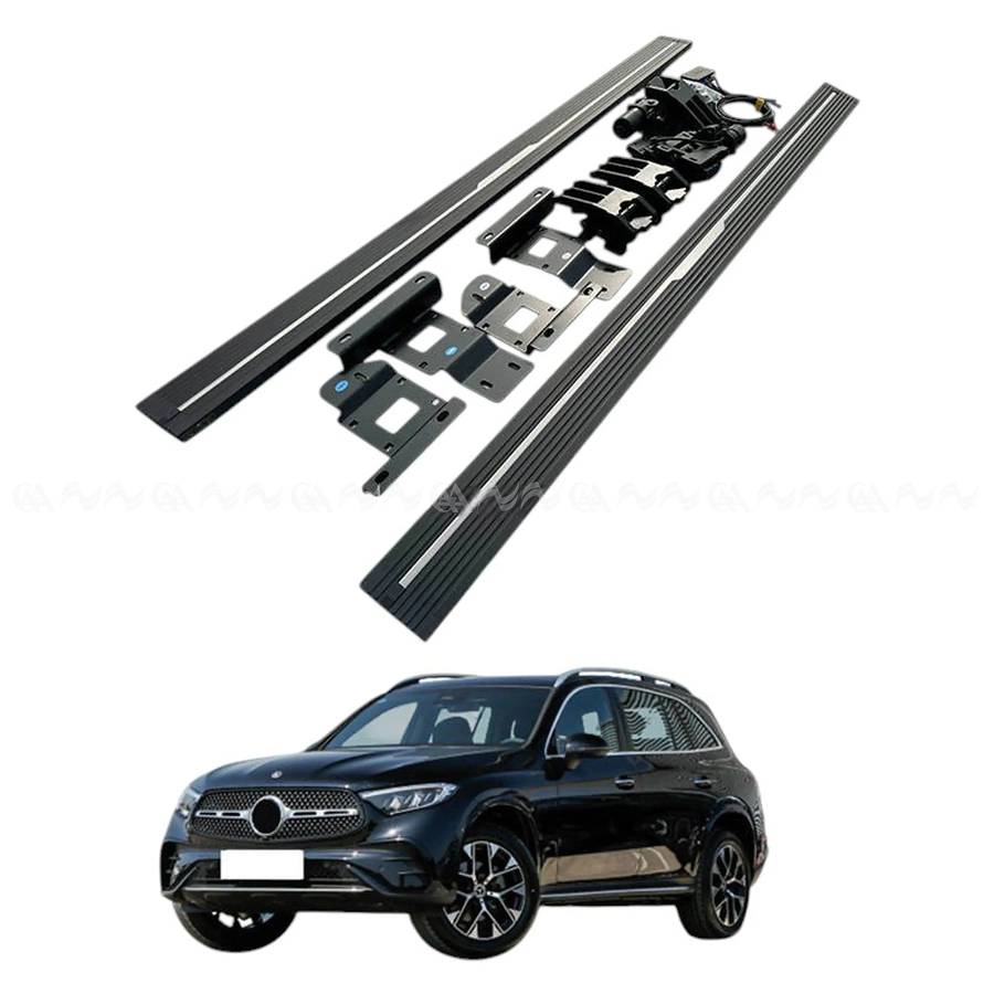  Bậc lên xuống điện Mercedes GLC 2015+ viền led  - Ảnh 1