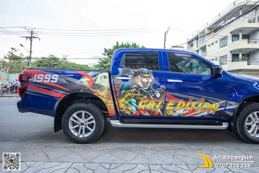 Dán Tem Thiết Kế Cat Edition Cực Chất Cho Isuzu D-Max - Ảnh 1
