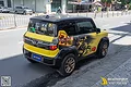 Tem xe VinFast VF3 phong cách Racing - Vàng đen nổi bật - ảnh 1