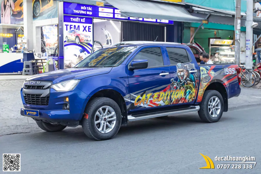 Dán Tem Thiết Kế Cat Edition Cực Chất Cho Isuzu D-Max - Ảnh 2
