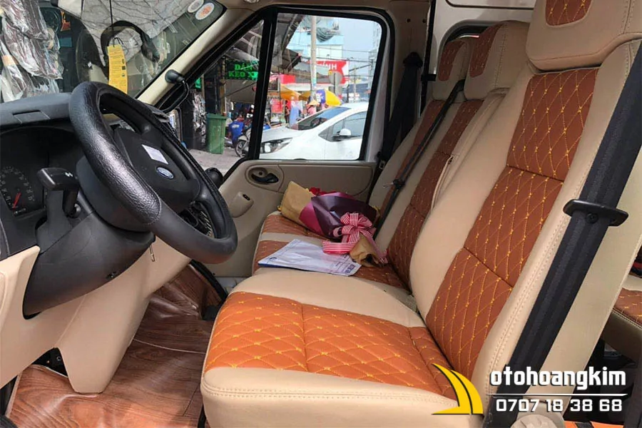 Bọc Ghế Da Ford Transit - Ảnh 4