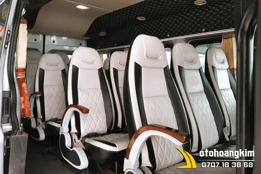 Bọc Ghế Da Ford Transit - Ảnh 2