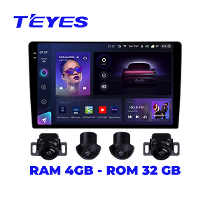 Màn hình android Teyes CC3 2K 360 10inch 4/32