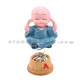 Bộ tượng 4 chú tiểu có lò xo - ảnh 2