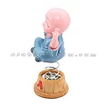 Bộ tượng 4 chú tiểu có lò xo - ảnh 3