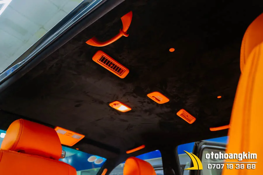 Đổi Màu Nội Thất Fortuner Cam Đen - Ảnh 6