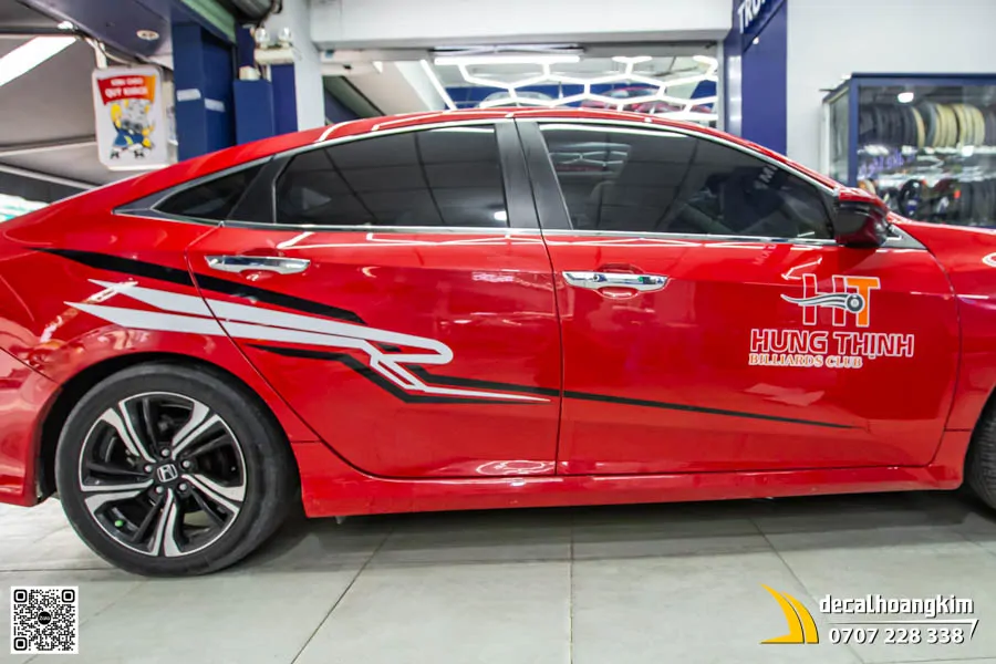 Tem Quảng Cáo Honda Civic - Hưng Thịnh Billiards Club - Ảnh 2