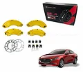 Ốp má phanh HQ Racing Mazda 3 2017+ vàng - ảnh 1
