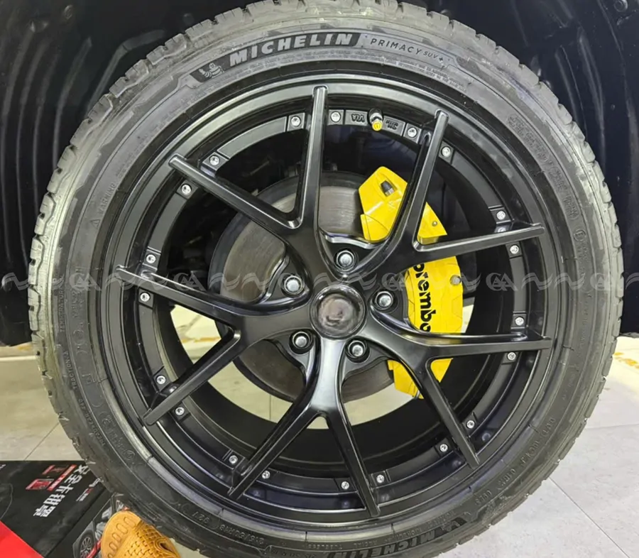 Ốp má phanh HQ Racing Mazda 3 2017+ vàng - Ảnh 5