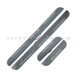 Nẹp bước chân Hyundai Kona [2018-2020] có đèn led đổi màu