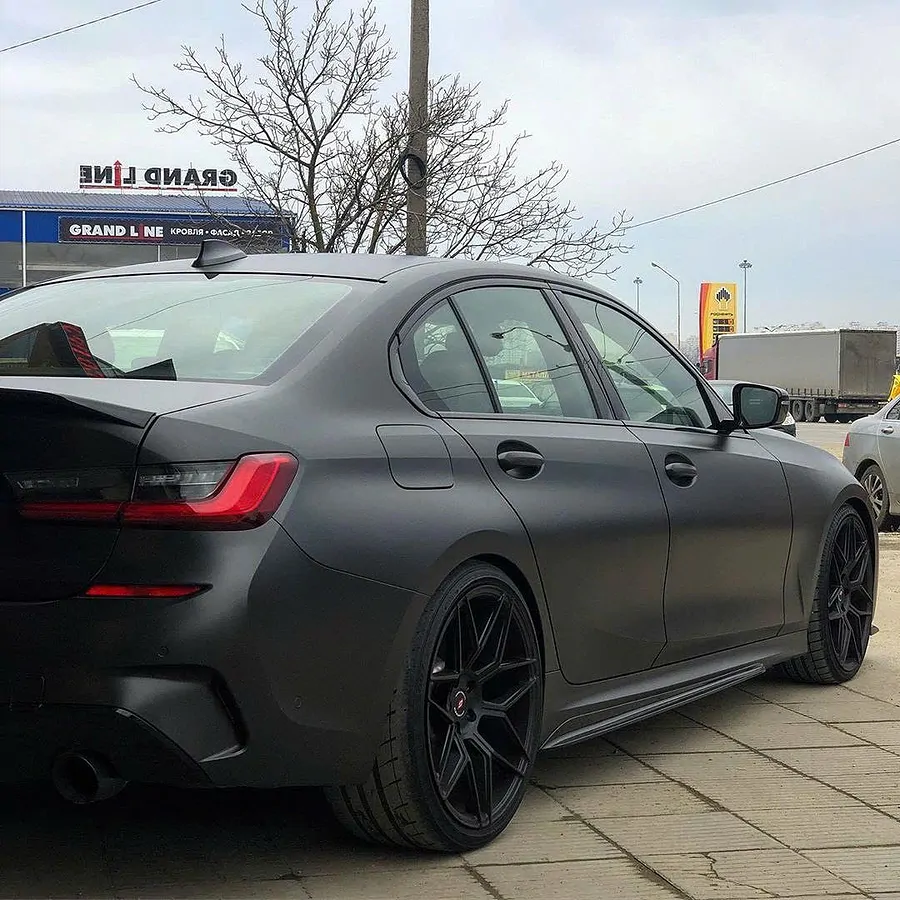 Decal Teckwrap Matte Coal Black MT01 - Ảnh 3