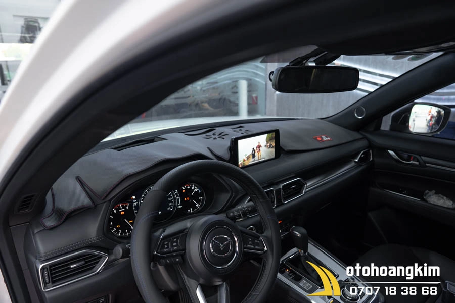 Thảm taplo Mazda Cx8 [2018-2020] cacbon - Ảnh 1