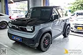 VF3 xám dán đổi màu đen bóng nửa thân trên (kiểu maybach) - ảnh 2
