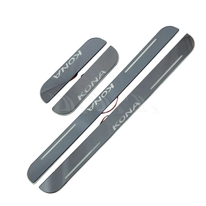 Nẹp bước chân Hyundai Kona [2018-2020] có đèn led đổi màu