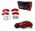  Ốp má phanh HQ Racing Civic 2017+ đỏ - ảnh 1