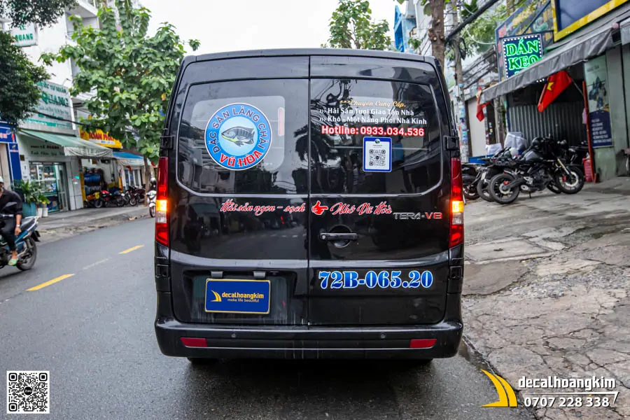 Tem Quảng Cáo Xe Tải Tera V8 Thiết Kế - Đặc Sản Vũ Hòa  - Ảnh 3