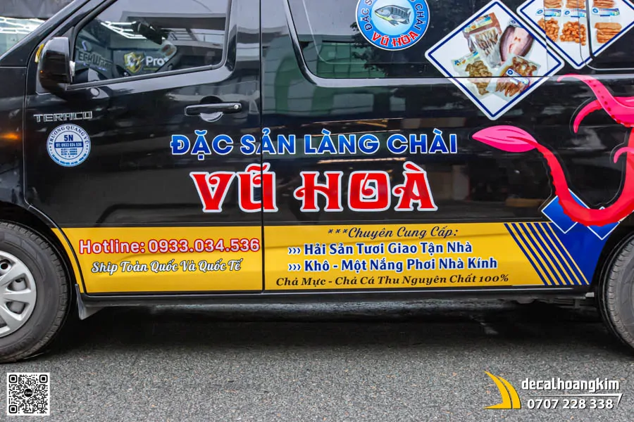 Tem Quảng Cáo Xe Tải Tera V8 Thiết Kế - Đặc Sản Vũ Hòa  - Ảnh 2