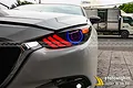 Độ đèn pha led vòng Mazda 3 kiểu BMW - ảnh 1