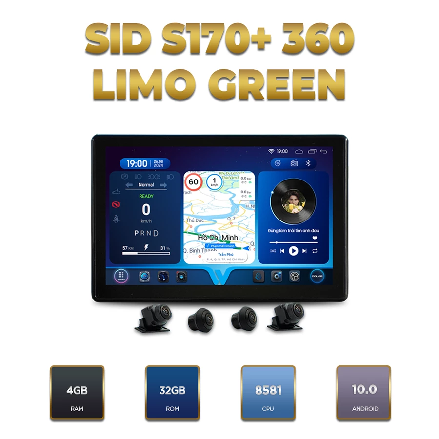 Màn hình Android Winca SID S170+ 360 Limo Green  - Ảnh 1