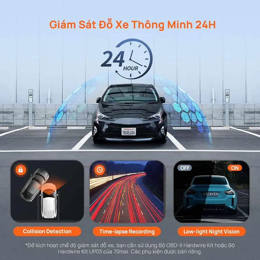 Camera hành trình 70mai M310 Plus 3K  - Ảnh 6