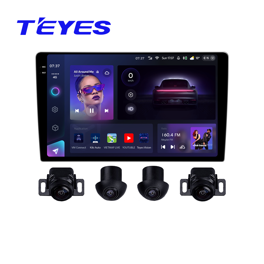 Màn hình android Teyes CC3 2K 360 10inch 6/128 - Ảnh 1