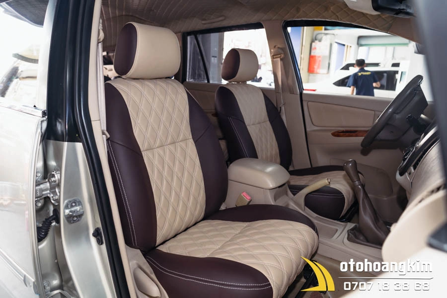 Bọc Ghế Da Toyota Hilux - Ảnh 1