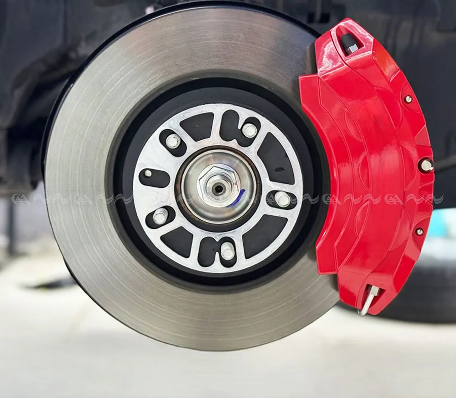 Ốp má phanh HQ Racing MG 5 đỏ - Ảnh 2