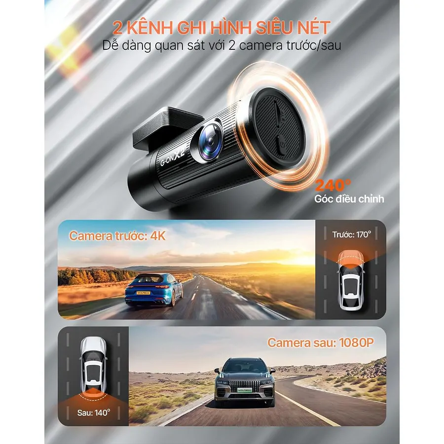 Camera hành trình G-ON X2  - Ảnh 4