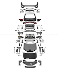  Body Kit Lexus LX570 2008 Up LX600 F Sport 2022  - ảnh 5