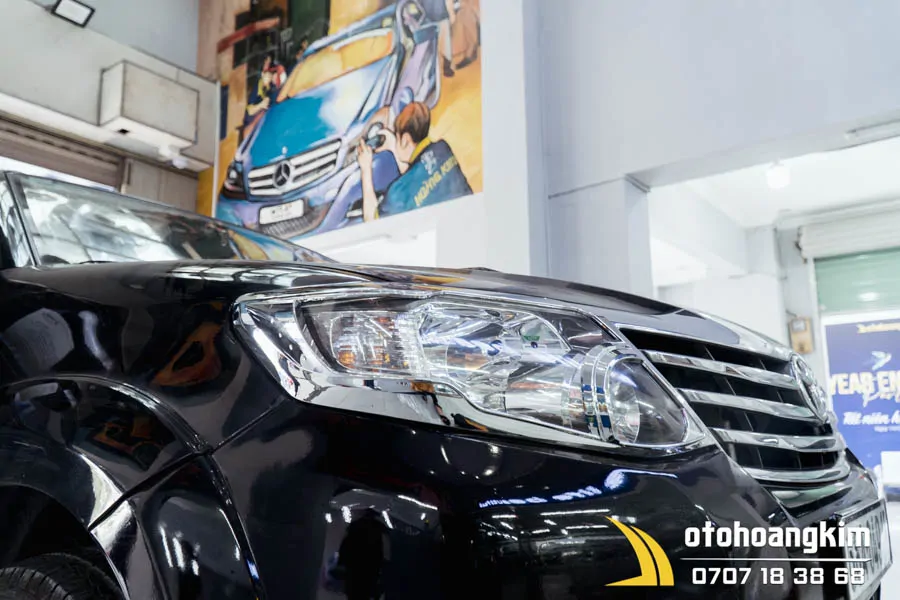 Viền Đèn Trước Toyota Fortuner (2012 - 2015) Crom - Ảnh 2