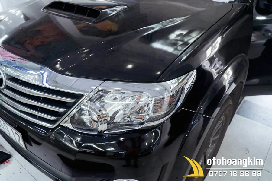 Viền Đèn Trước Toyota Fortuner (2012 - 2015) Crom - Ảnh 3