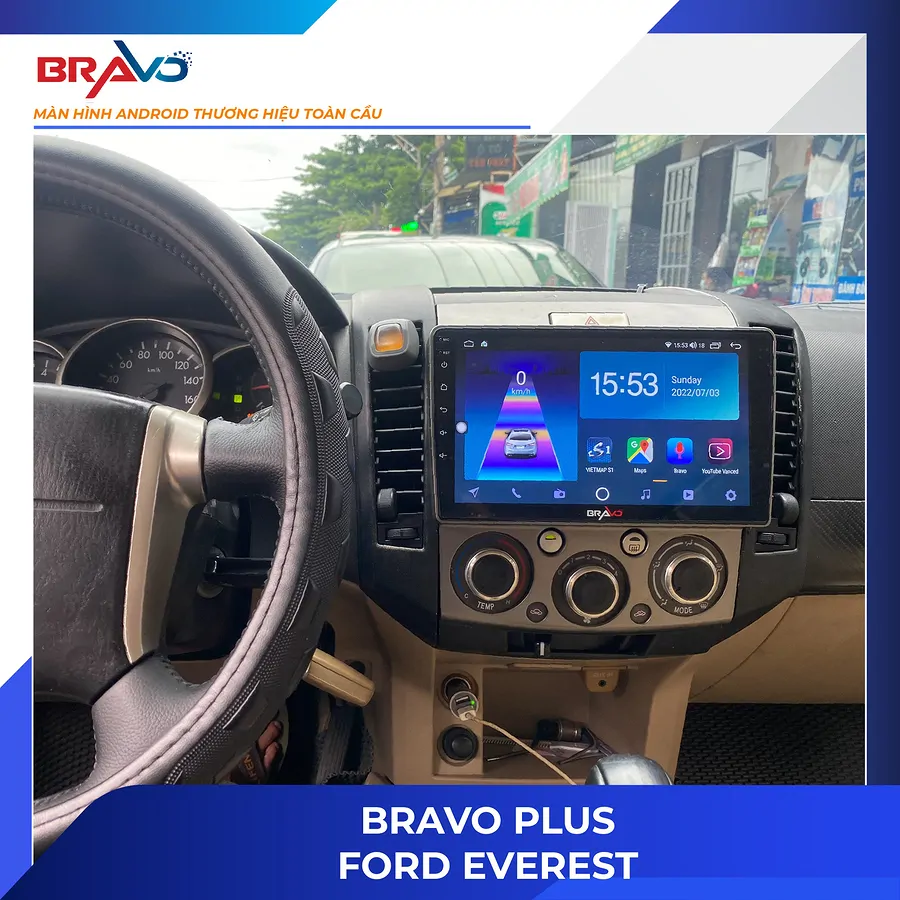 Màn hình android Bravo B100 Plus 10 inch - Ảnh 6