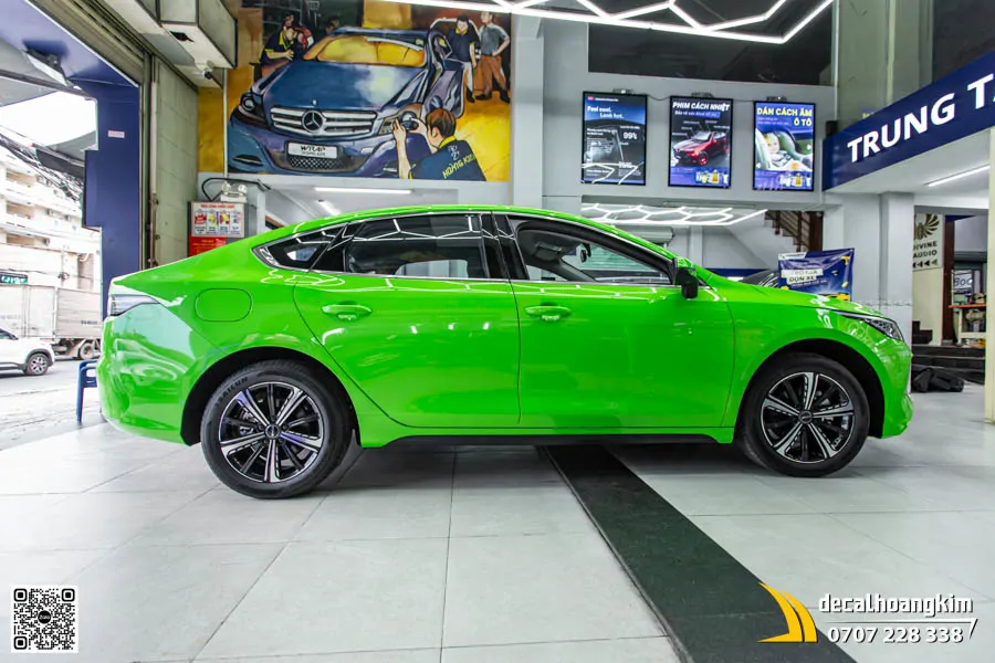 BYD Seal 5 dán đổi màu xanh lá chanh (Acid Lime) - Ảnh 2