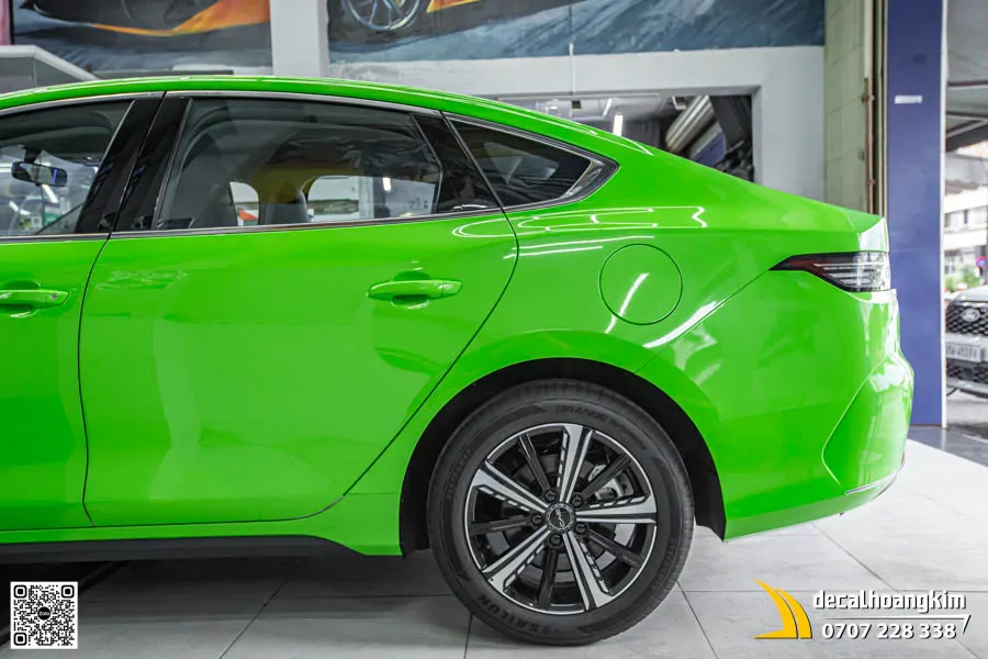 BYD Seal 5 dán đổi màu xanh lá chanh (Acid Lime) - Ảnh 9