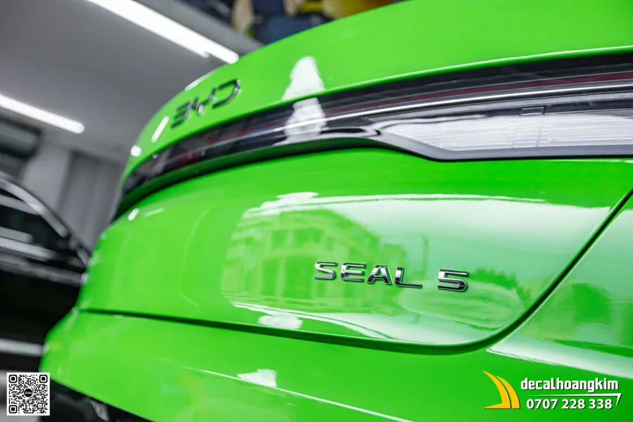 BYD Seal 5 dán đổi màu xanh lá chanh (Acid Lime) - Ảnh 14