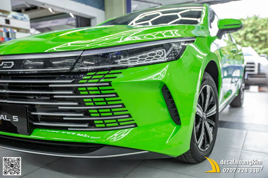 BYD Seal 5 dán đổi màu xanh lá chanh (Acid Lime) - Ảnh 12