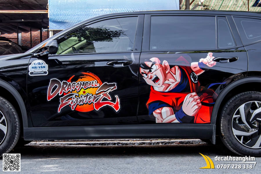 Tem xe VinFast Limo Green Thiết Kế Dragon Ball - Phong cách Anime - Ảnh 1