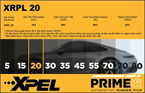 Phim cách nhiệt XPEL XRPL-20 kính hông cho ô tô