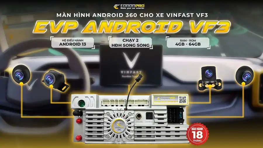 Màn hình android VF3 Pro 360 (Eonon Pro) - Ảnh 1
