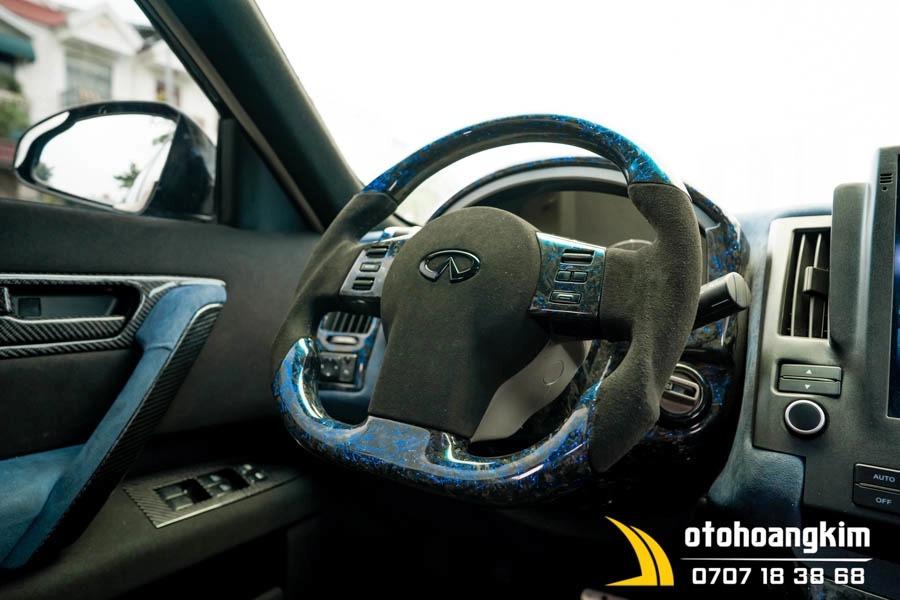Vô Lăng Độ Thể Thao Infiniti Kiểu Carbon Foged - Ảnh 1